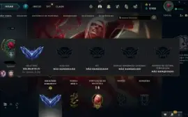 Conta Lol - Diamante 4, 59% De Wr(E-Mail Não Verificado)