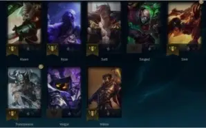 Conta MD10 ( diamante 3 preseason ) main top