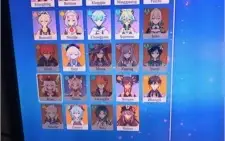 Conta com personagens 5 estrela