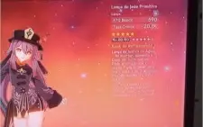 Conta com personagens 5 estrela