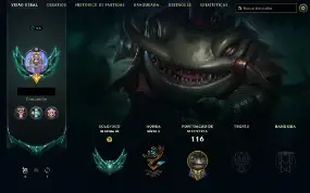 Conta Lol Platina 3 !!!