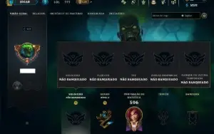 Unranked com TODOS os Champs e 101 Skins ( SUP / JG )