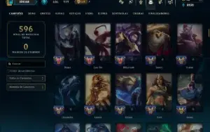 Unranked com TODOS os Champs e 101 Skins ( SUP / JG )