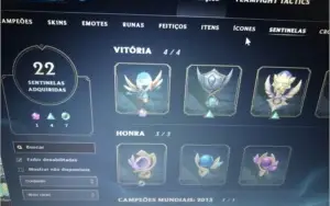 Conta de league of legends 300+ skins
