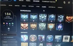 Conta de league of legends 300+ skins
