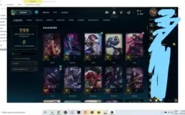 conta no lol a venda