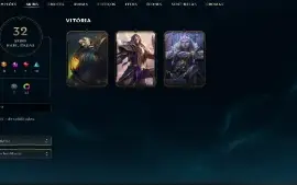 Esmeralda 4 com 55 Champs e 32 Skins + 15 Espolios
