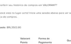 Conta Radiante Valorant +2K em skins