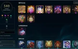 Conta League of Legends.