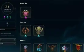 Conta League of Legends.