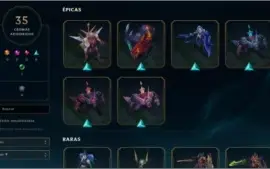 Conta League of Legends.