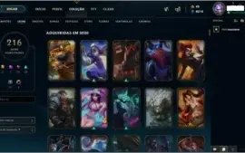 League of Legends 122 Champ 216 Skin 113 Pontos de prestigio