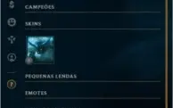 League of Legends 122 Champ 216 Skin 113 Pontos de prestigio