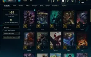 Bronze 4 com 45 Champs e 8 Skins