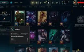 Conta League of Legends Full Acesso - 151 champs e 120 skins