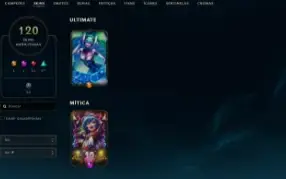Conta League of Legends Full Acesso - 151 champs e 120 skins