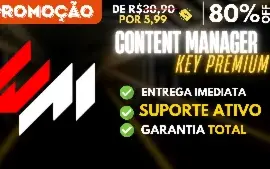 Key Content Manager - Assetto Corsa! Oferta Imperdível!