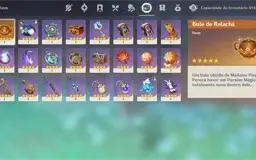 AR 57 - Ganyu +Ayaka+ Raiden + Venti + Eula+Albedo+4 ArmasT5