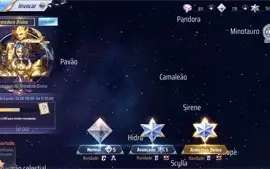 Contas Saint Seiya Awakening lvl 70