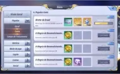 Contas Saint Seiya Awakening lvl 70