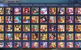 Contas Saint Seiya Awakening lvl 70