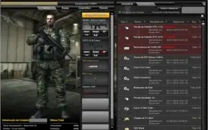 Conta COMBAT ARMS, 17 Armas Permanentes, Patente TNC 2
