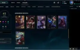 CONTA LEAGUE OF LEGENDS - DIAMANTE 4 (S8)