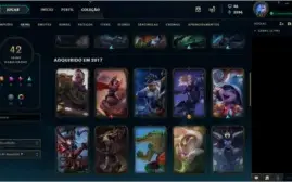 CONTA LEAGUE OF LEGENDS - DIAMANTE 4 (S8)