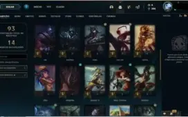 CONTA SMURF GOLD 2 COM EZREAL PULSEFIRE