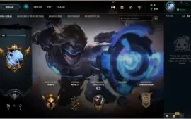 CONTA SMURF GOLD 2 COM EZREAL PULSEFIRE