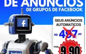 Disparador automático Facebook - Até 5 perfis disparando