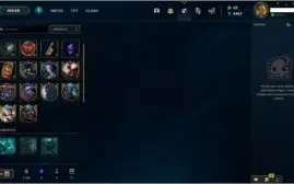CONTA LEAGUE OF LEGENDS - OURO 3 - 148 CHAMP E 157 SKINS