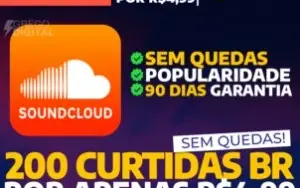 [Promoção] 1K Curtidas Brasileiras SoundCloud por R$ 19,90