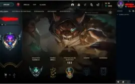 CONTA LOL PLATINA IV MMR ALTO COM 53 CHAMPIONS E 22 SKINS