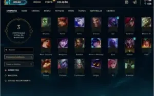 Conta Level 30 com 20 champ