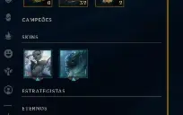 Conta League of Legends Full Acesso - 153 Champs e 89 Skins