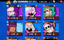 Conta brawl stars (50 brawlers e 10380 troféus)
