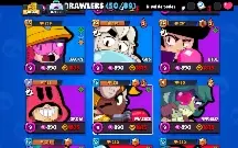 Conta brawl stars (50 brawlers e 10380 troféus)