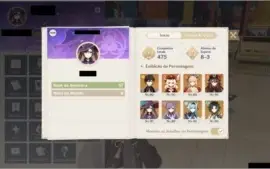 Conta Genshin Impact AR 57 10 personagens 5* e Aloy
