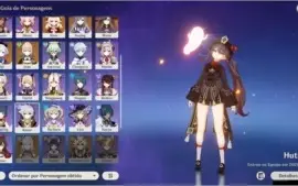 Conta Genshin Impact AR 57 10 personagens 5* e Aloy