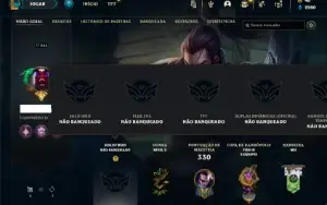 Conta Unranked com 130 Champs e 140 Skins + 1 Prestigio