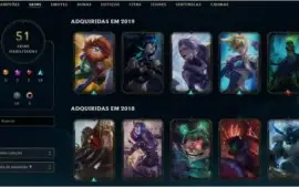 Conta lol platina 1, 118 champs e 51 Skins - S5