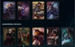 Conta lol platina 1, 118 champs e 51 Skins - S5