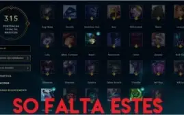 Conta lol platina 1, 118 champs e 51 Skins - S5