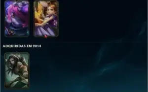 Conta lol platina 1, 118 champs e 51 Skins - S5