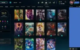Conta League Of Legends 850+ Com Skins Raras