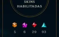 Conta lol excelente para youtubers e streamers