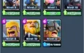 Conta clash royale desafiante II xp12 Record 4868 trofeus
