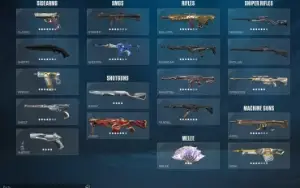 Skin Em 17 Das 18 Armas
