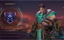 Conta Diamante 4 atirador/dragonlane A MAIS BARATA DO SITE!!